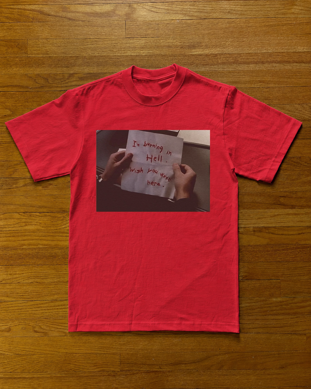 "BURN" TEE