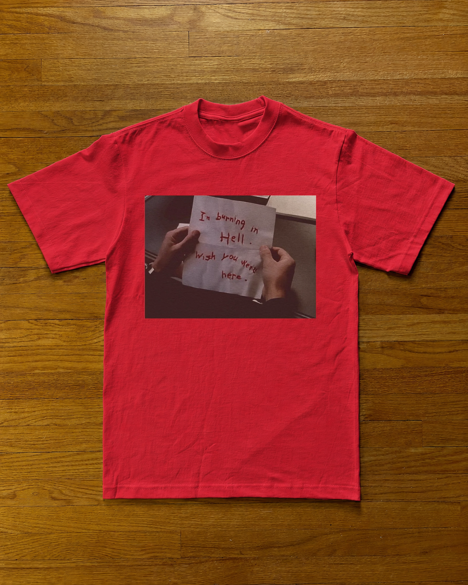 "BURN" TEE