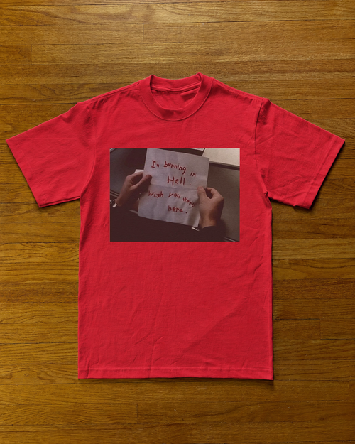 "BURN" TEE