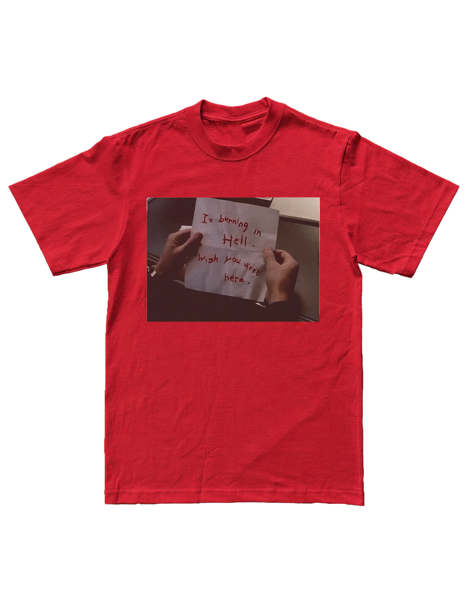 "BURN" TEE
