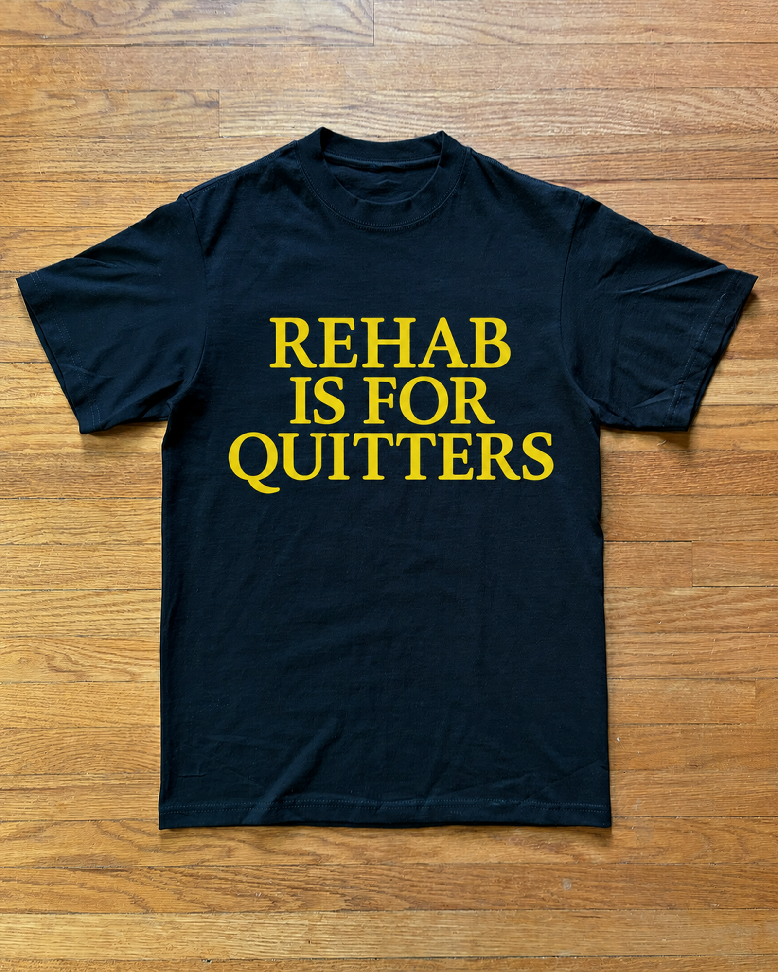 "QUITTER" TEE
