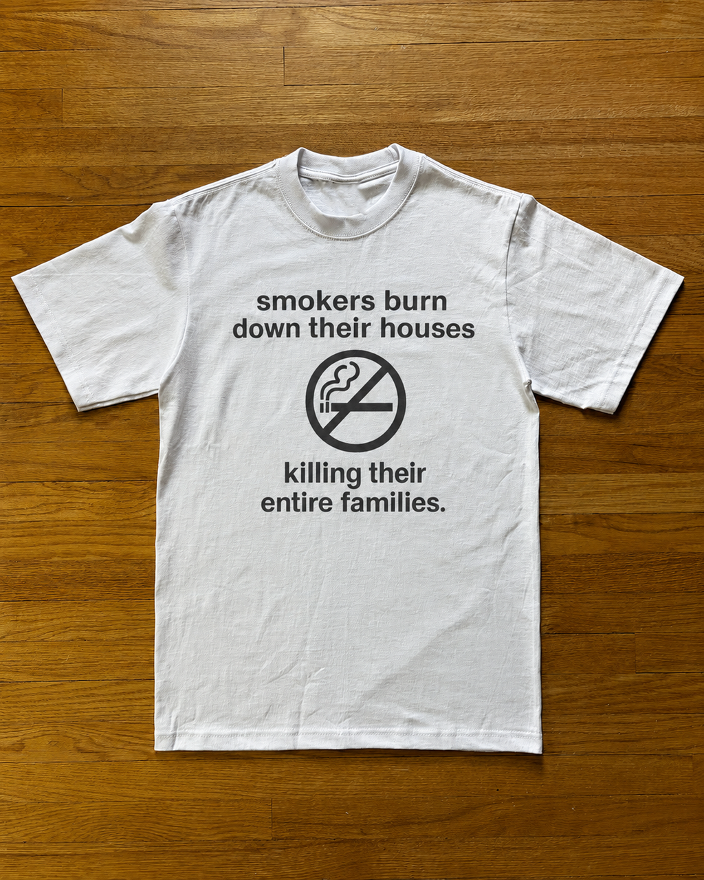 "CAUTION" TEE