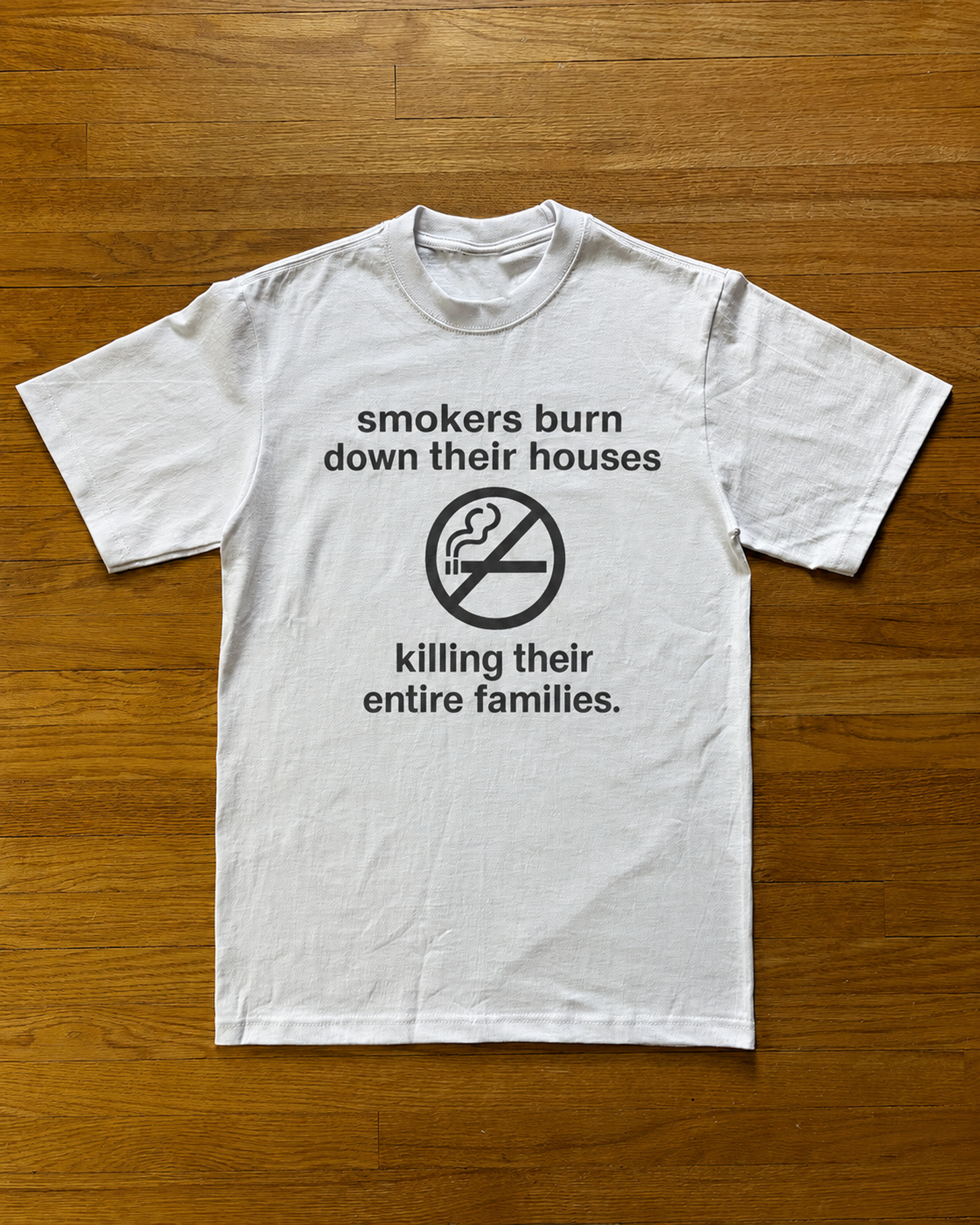 "CAUTION" TEE